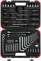 Gedore RED R68003075 Набор инструментов для сборки TX 1/4" + 1/2", 75 предметов