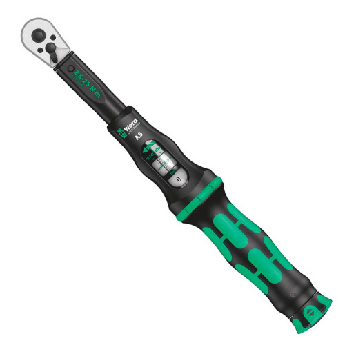 Динамометрический ключ, WERA Click-Torque A 6, 1/4" X 2.5-25 Nm