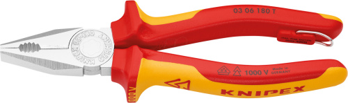 Плоскогубцы комбинированные KNIPEX 0306180
